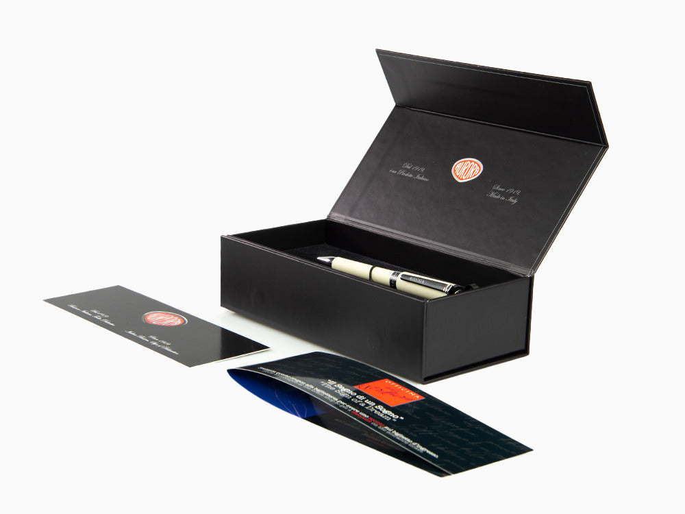 Ballpoint Pen Aurora TU - White Resin Cap and Barrel - T31W