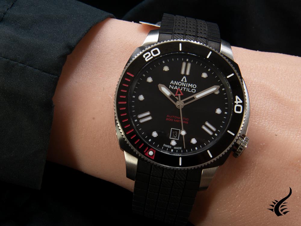 Anonimo Nautilo Automatic Watch, 44,4 mm, Limited Edition, AM-1002.01.001.A11