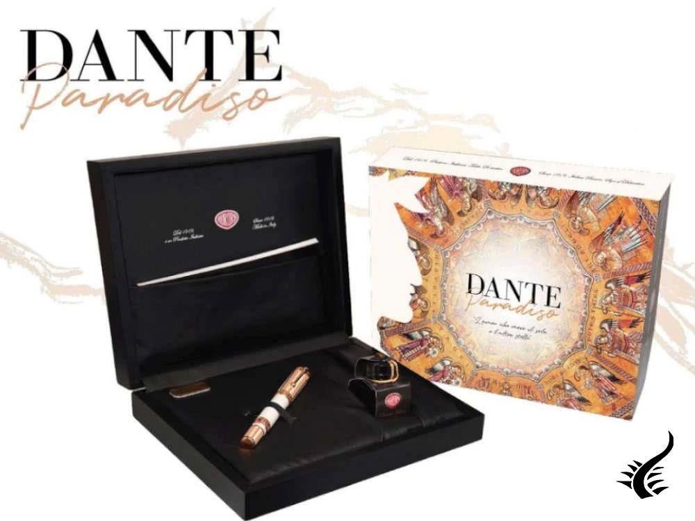 Aurora Dante Paradiso Fountain Pen, White, Limited Edition, 920-CPW