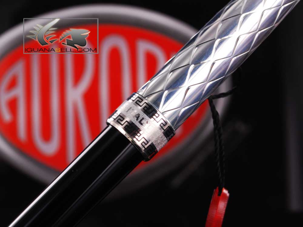 Aurora Riflessi Ballpoint pen- Sterling Silver & Resin