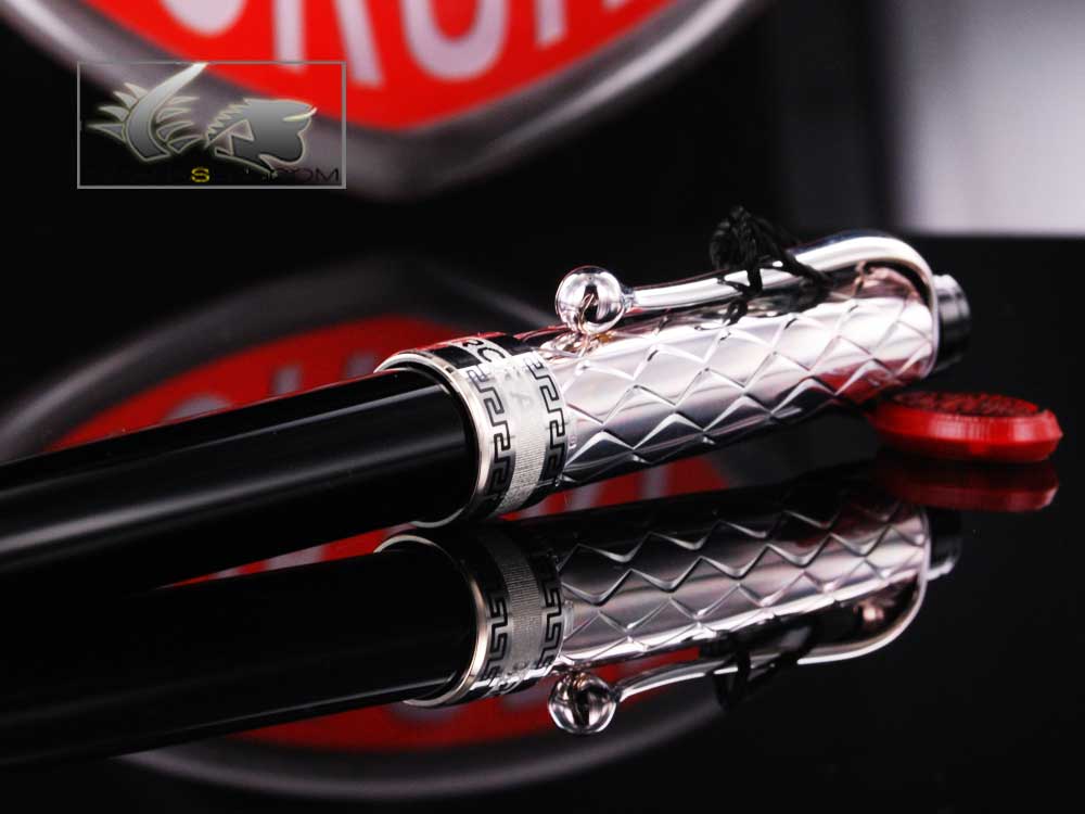 Aurora Riflessi Ballpoint pen- Sterling Silver & Resin