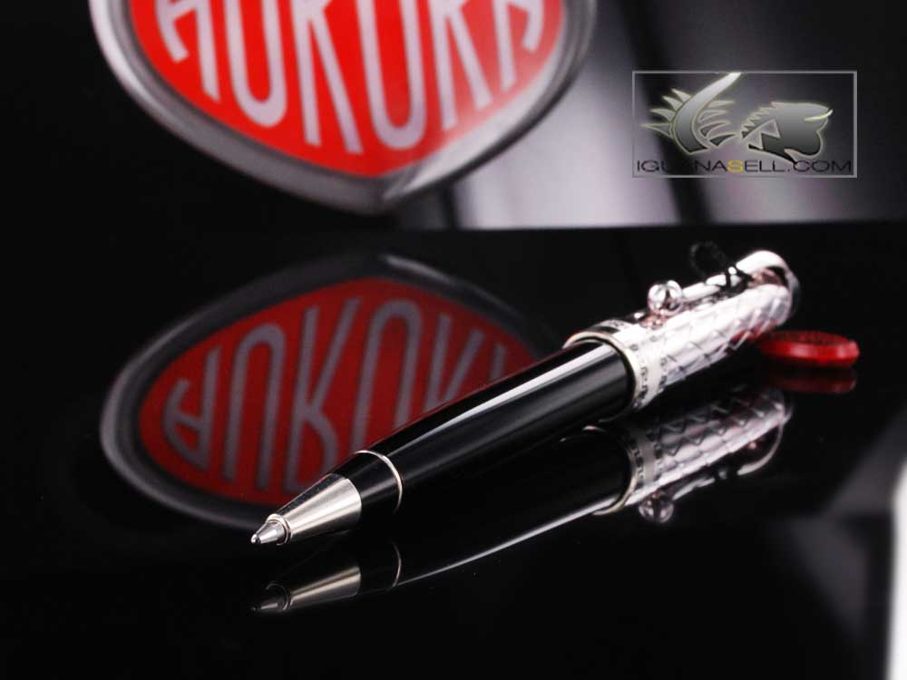 Aurora Riflessi Ballpoint pen- Sterling Silver & Resin