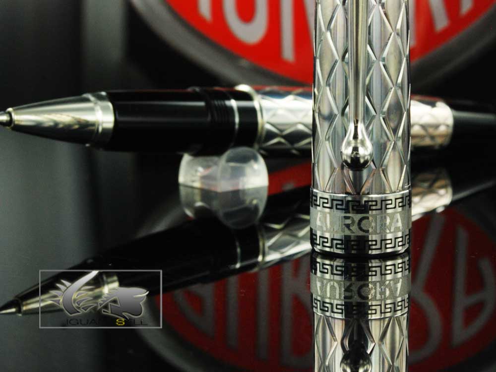 Stylo roller Aurora Riflessi - Capuchon et corps en argent sterling 925 - G71