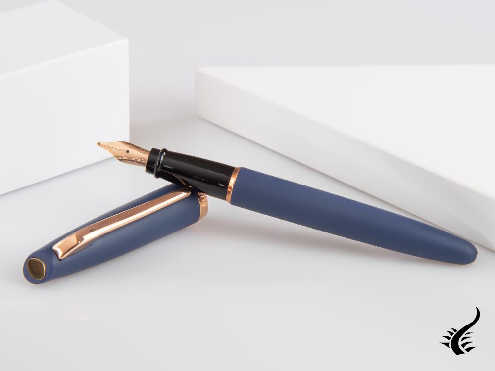 Aurora Style Fountain Pen, Resin, Rose gold trim, E20PB
