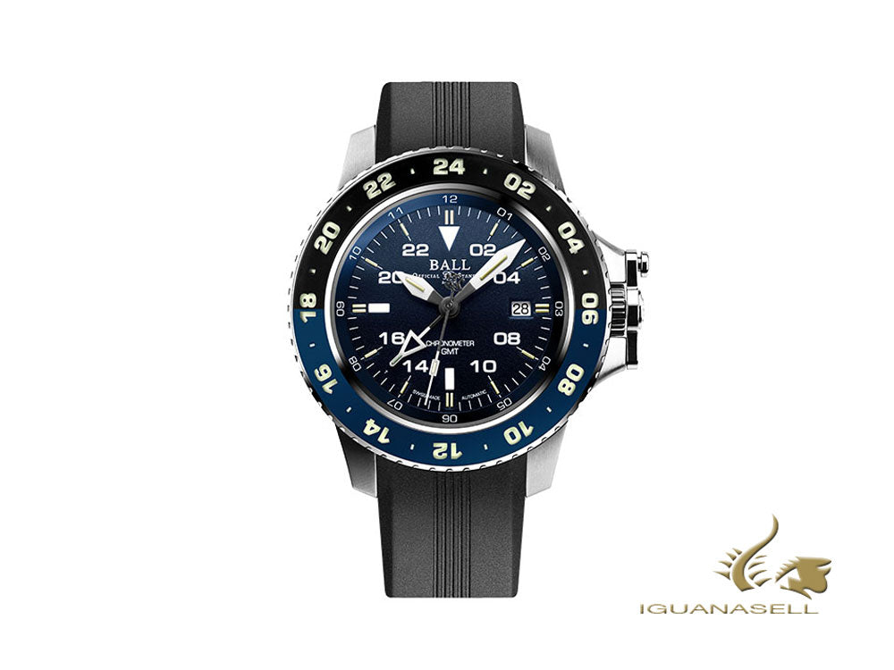 Montre automatique Ball Engineer Hydrocarbon Aero GMT II, édition limitée, DG2018C-P5C-BE