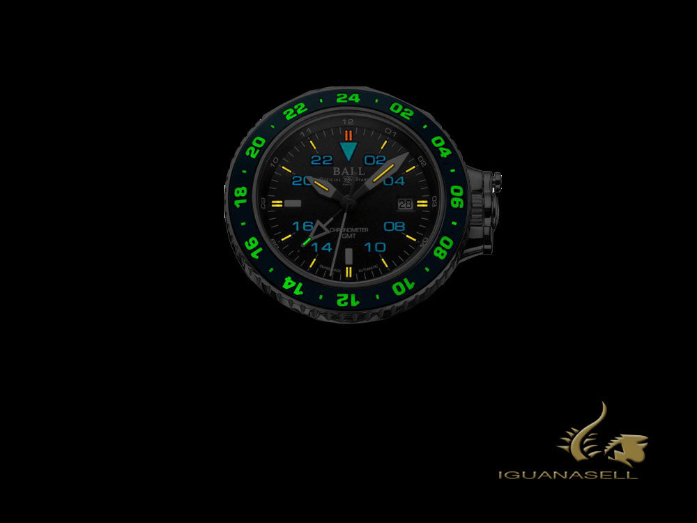 Montre automatique Ball Engineer Hydrocarbon AeroGMT II, 42 mm, DG2018C-P10C-BE