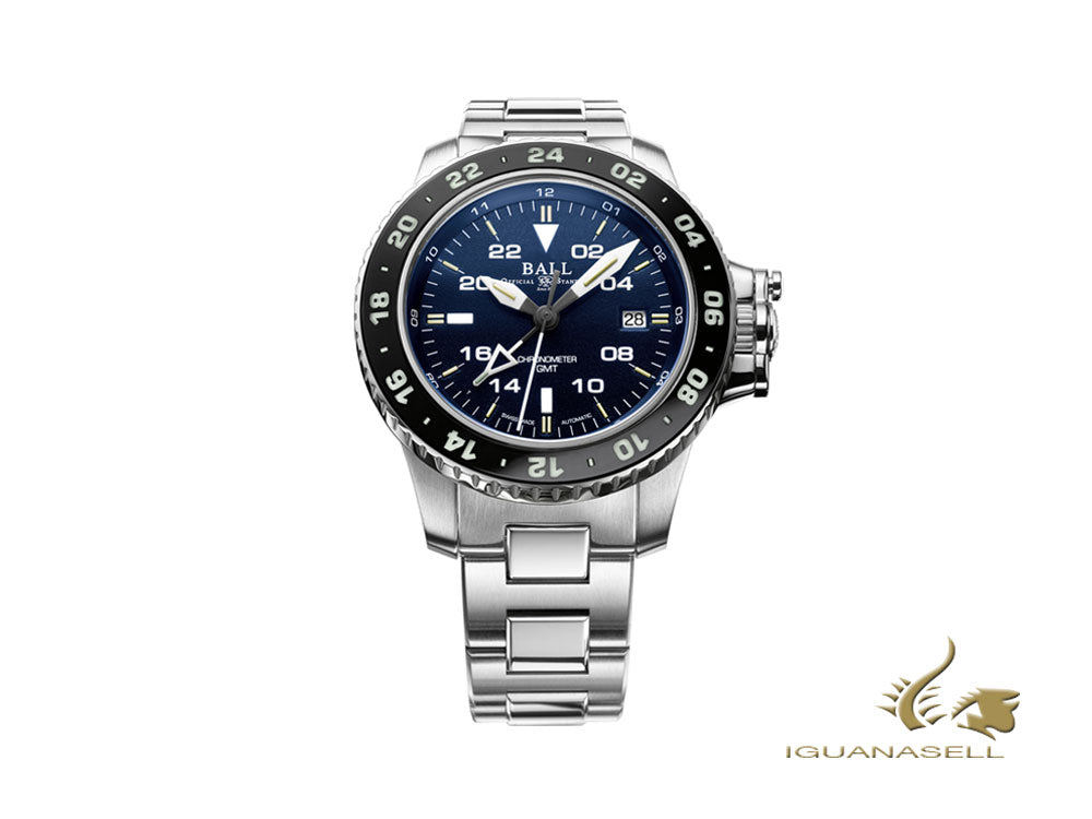 Montre automatique Ball Engineer Hydrocarbon AeroGMT II, COSC, 42 mm, DG2018C-SCJ-BE