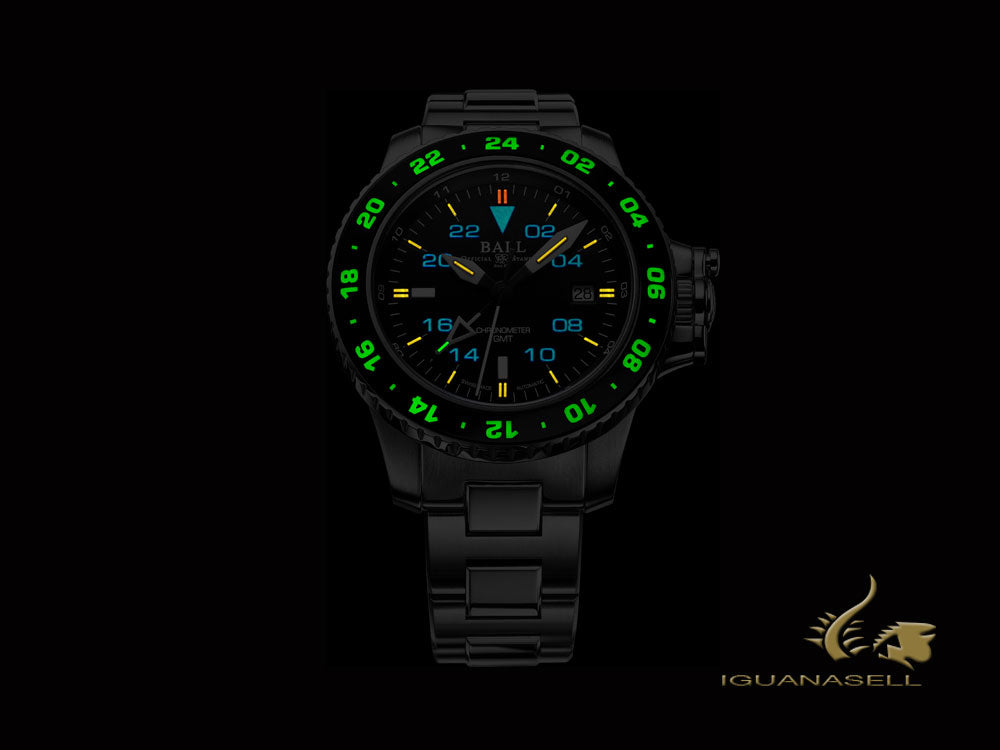 Montre automatique Ball Engineer Hydrocarbon AeroGMT II, COSC, 42 mm, DG2018C-SCJ-BK