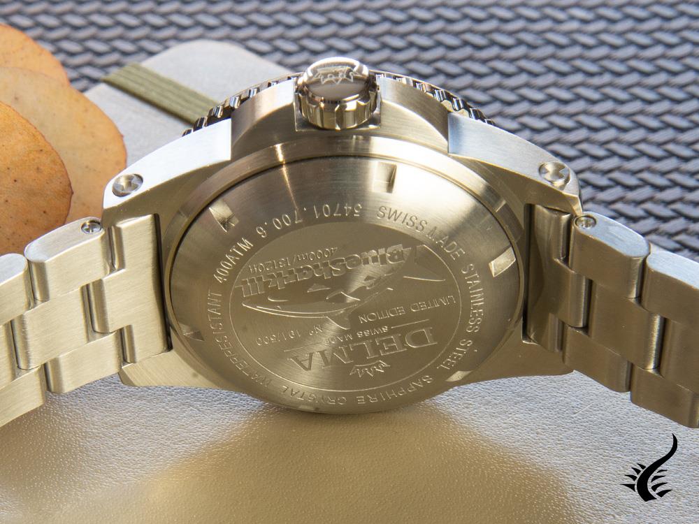 Delma Diver Blue Shark III Automatic Watch, 47mm, Limited Ed., 54701.700.6.034