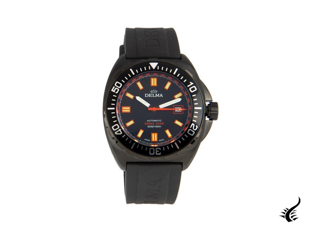 Delma Diver Shell Star Black Tag Automatic Watch, Limited Ed., 44501.670.6.031