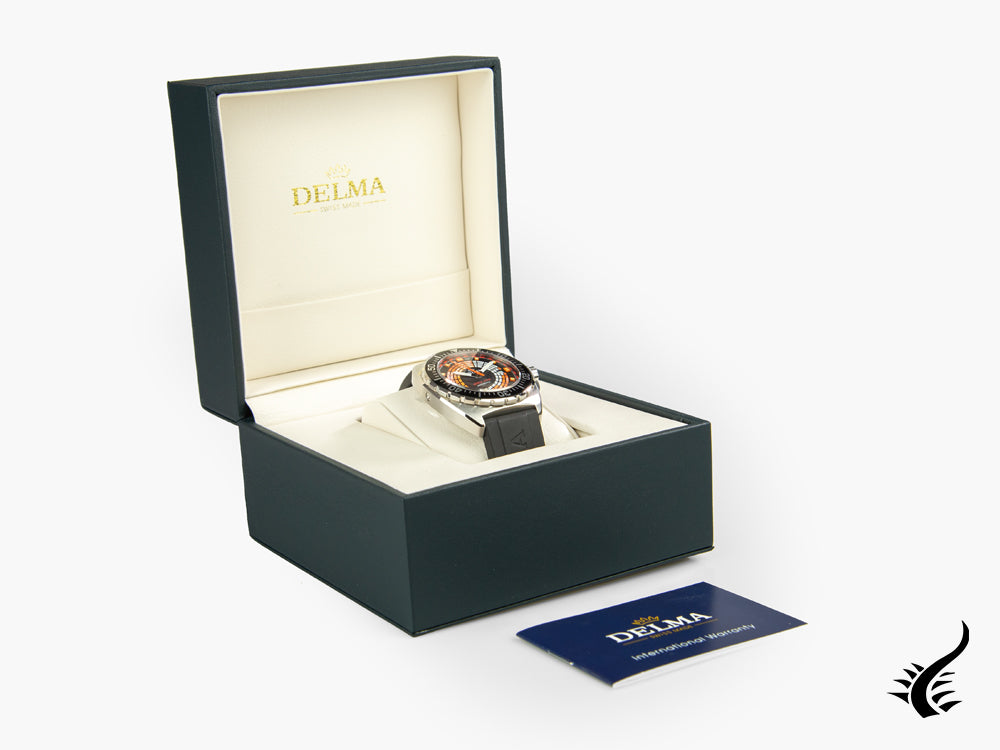 Montre automatique Delma Diver Shell Star avec minuterie de décompression, 41501.670.6.034