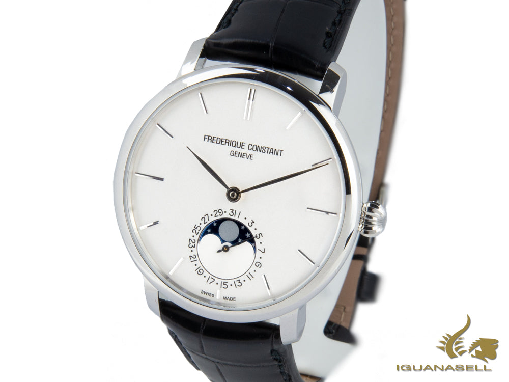 Frederique Constant Manufacture Slimline Moonphase Automatic Watch, FC-705S4S6
