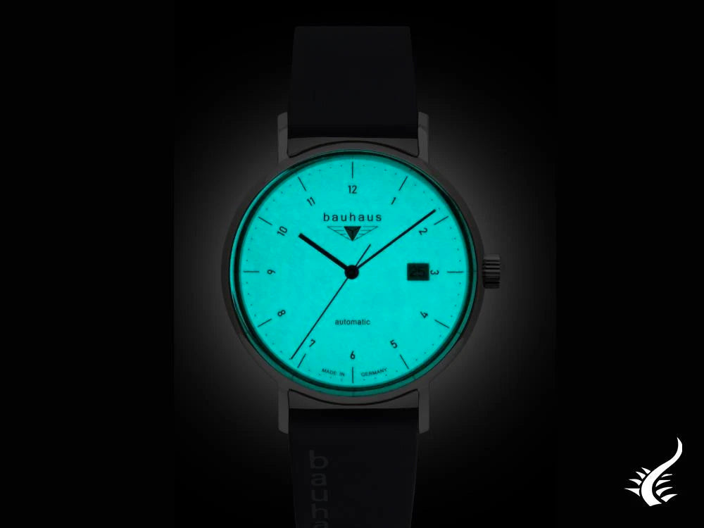 Bauhaus Automatic Watch, Beige, 41 mm, Day, 2152-5