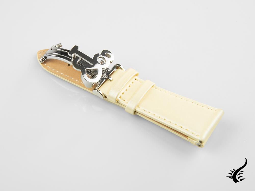 Jacob & Co, Textile, Jaune, Boucle avec boucle déployante, 22 mm, SPY22