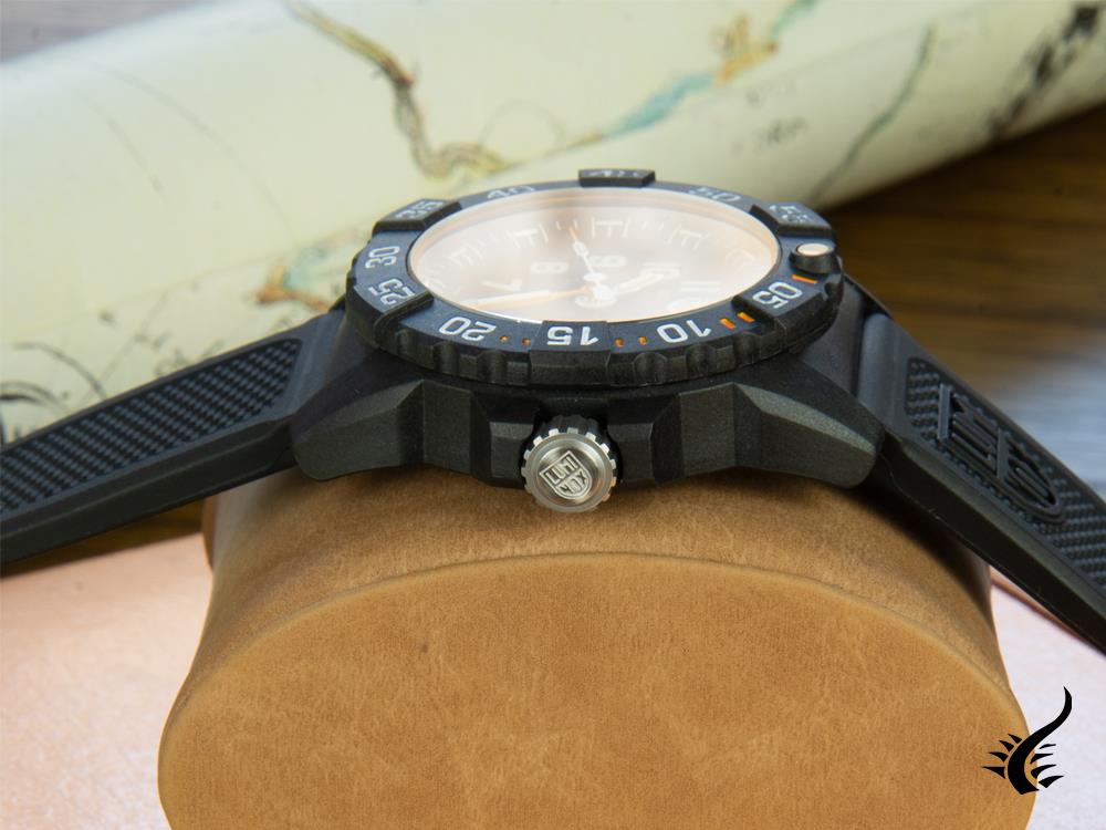 Montre Luminox Navy Seal Foundation, bleu, CARBONOX, 45 mm, 20 atm, XS.3503.NSF