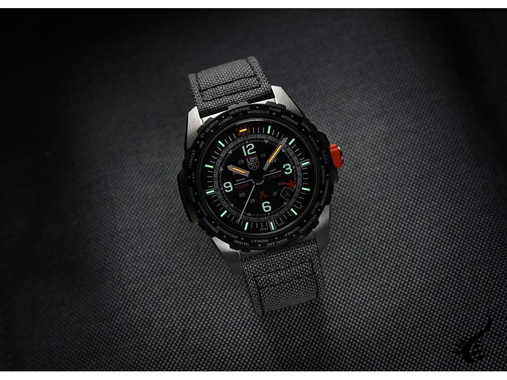 Luminox Bear Grylls Survival GMT Watch, Black, 45 mm, 20 atm, XB.3761