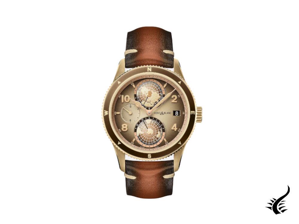 Montblanc 1858 Geosphere Automatic Watch, Bronze, 42 mm, Limited Edition, 128504