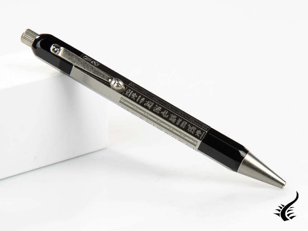 Stylo bille Montblanc Heritage Egyptomania Doué, attributs platine, 125486