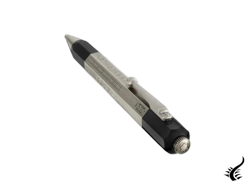 Stylo bille Montblanc Heritage Egyptomania Doué, attributs platine, 125486