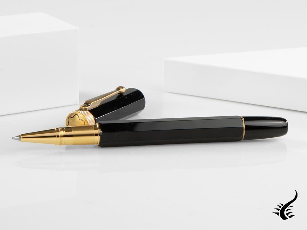 Stylo roller Montblanc Heritage Egyptomania Special Edition, Noir, 125493