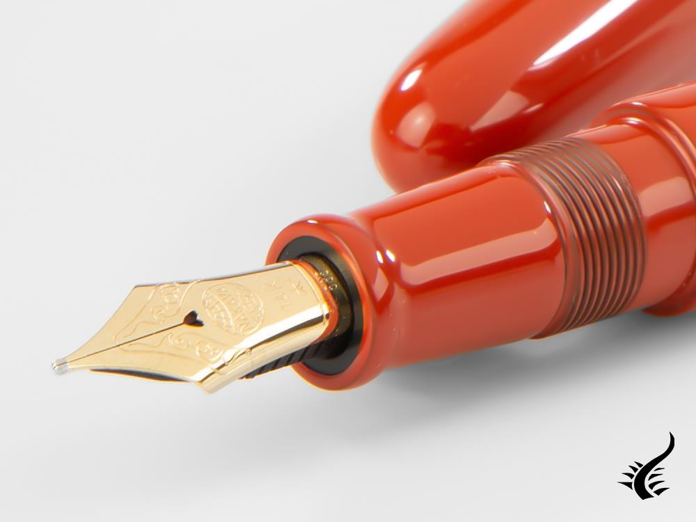 Nakaya Cigar Portable Arai Shu Fountain Pen, Urushi lacquer