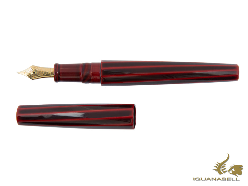 Stylo plume portable Nakaya Cigar, décapode (TW), Aka-Tamenuri