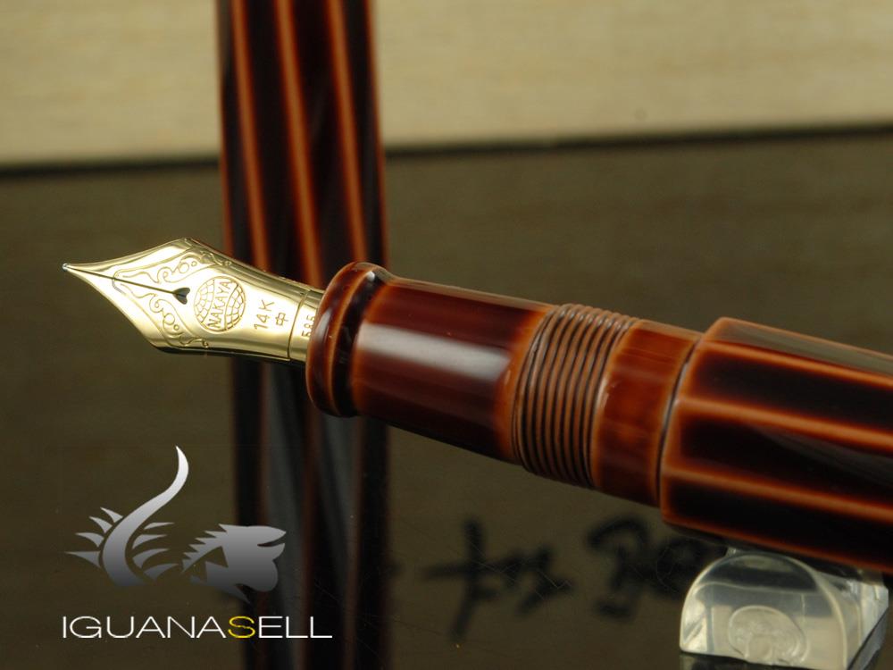 Stylo plume portable Nakaya Cigar, décapode (TW), Toki-Tamenuri