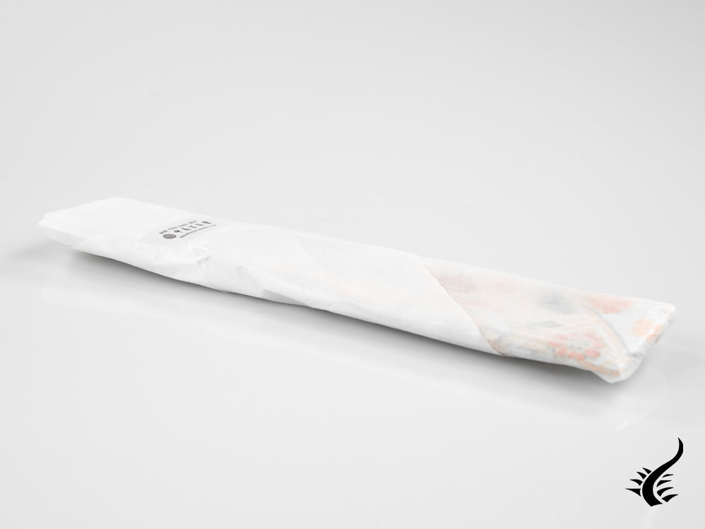 Étui à stylo Nakaya Kyoto 'Nishijin-ori en textile blanc, 1 instrument d'écriture