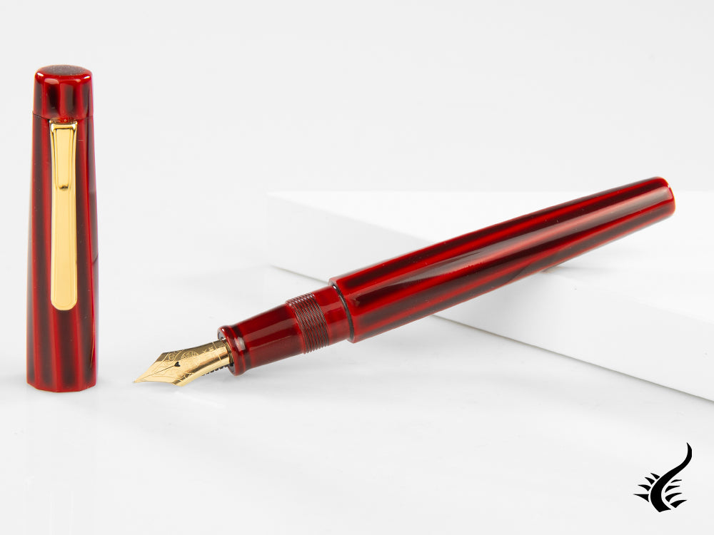 Stylo plume Nakaya Writer Aka-Tamenuri, décapode (TW), ébonite et Urushi