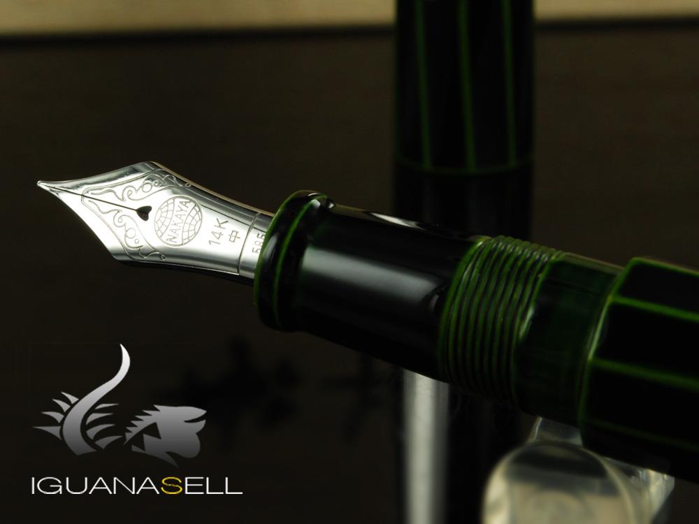 Nakaya Writer Fountain Pen Portable, Decapod (TW), Midori-Tamenuri