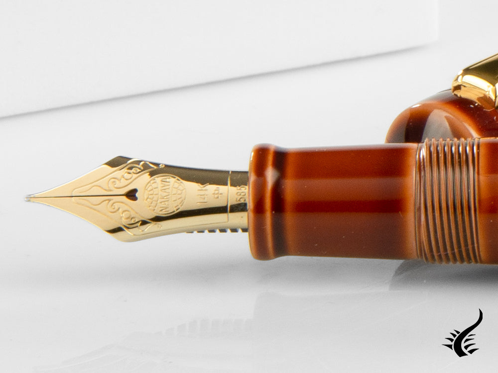 Nakaya Writer Piccolo Toki-Tamenuri Fountain Pen, Urushi lacquer