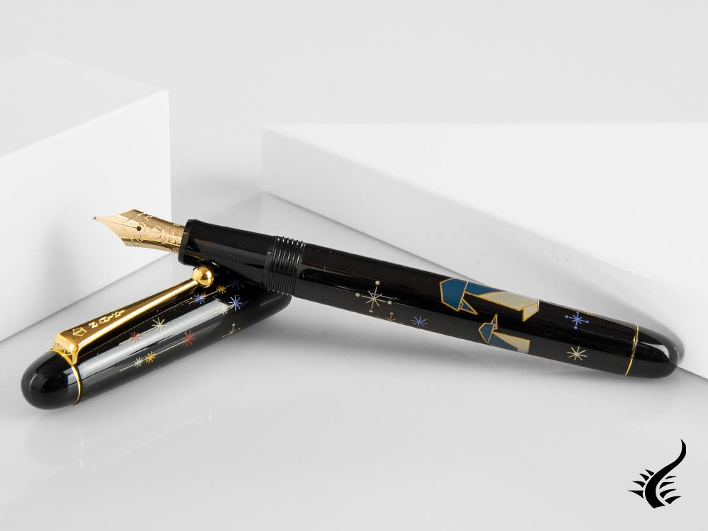 Stylo plume Namiki Nippon Art Origami Penguin, Maki-e, FK-35-SM-PE