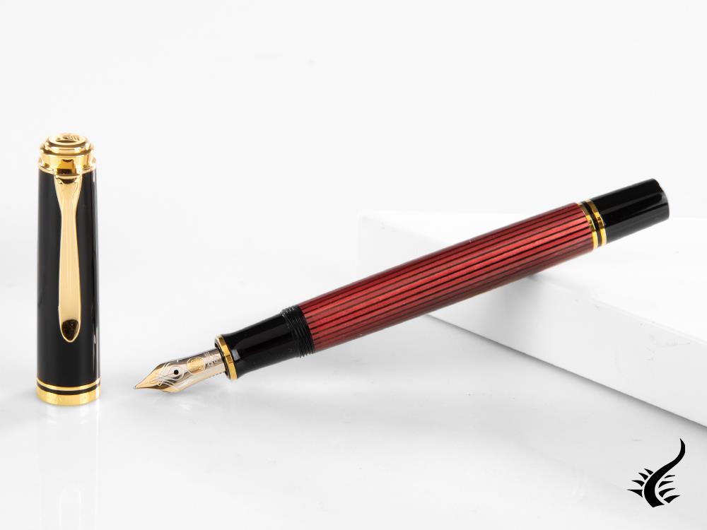 Pelikan Stylo Plume Souverän M400 - Noir & Rouge, 904920