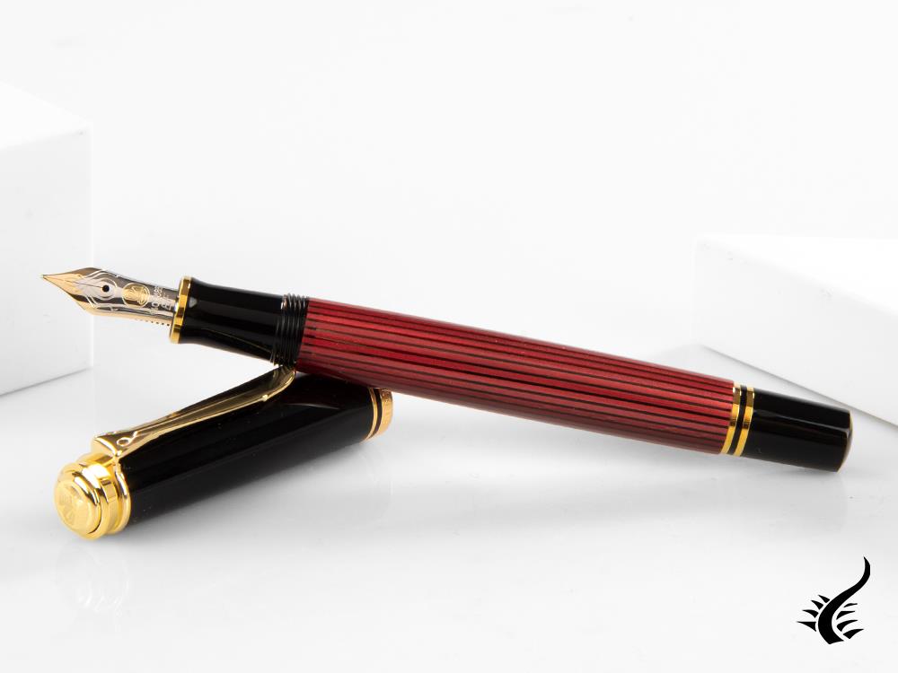 Pelikan Stylo Plume Souverän M400 - Noir & Rouge, 904920