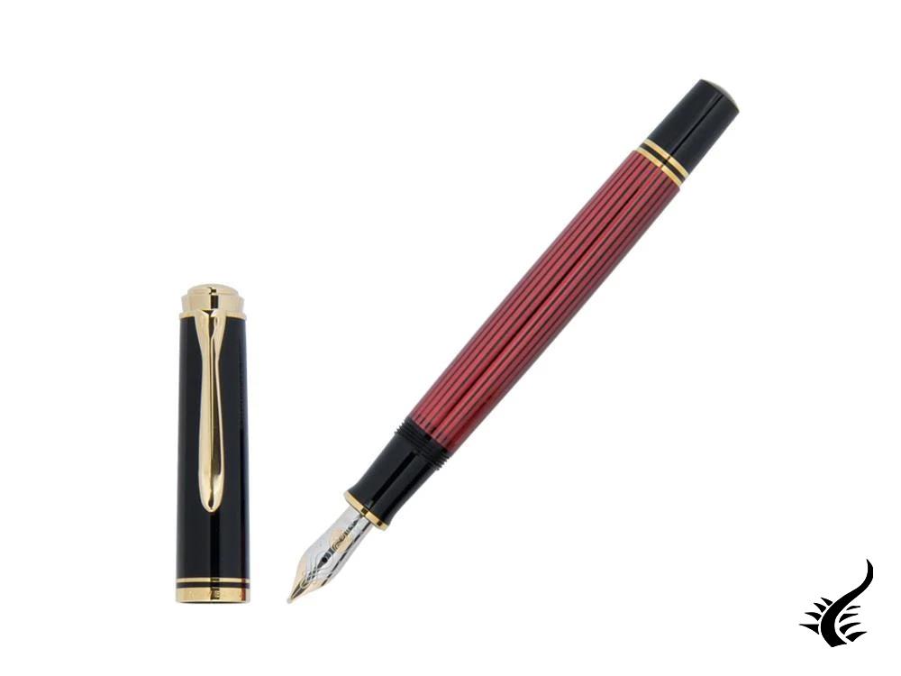 Pelikan Stylo Plume Souverän M400 - Noir & Rouge, 904920