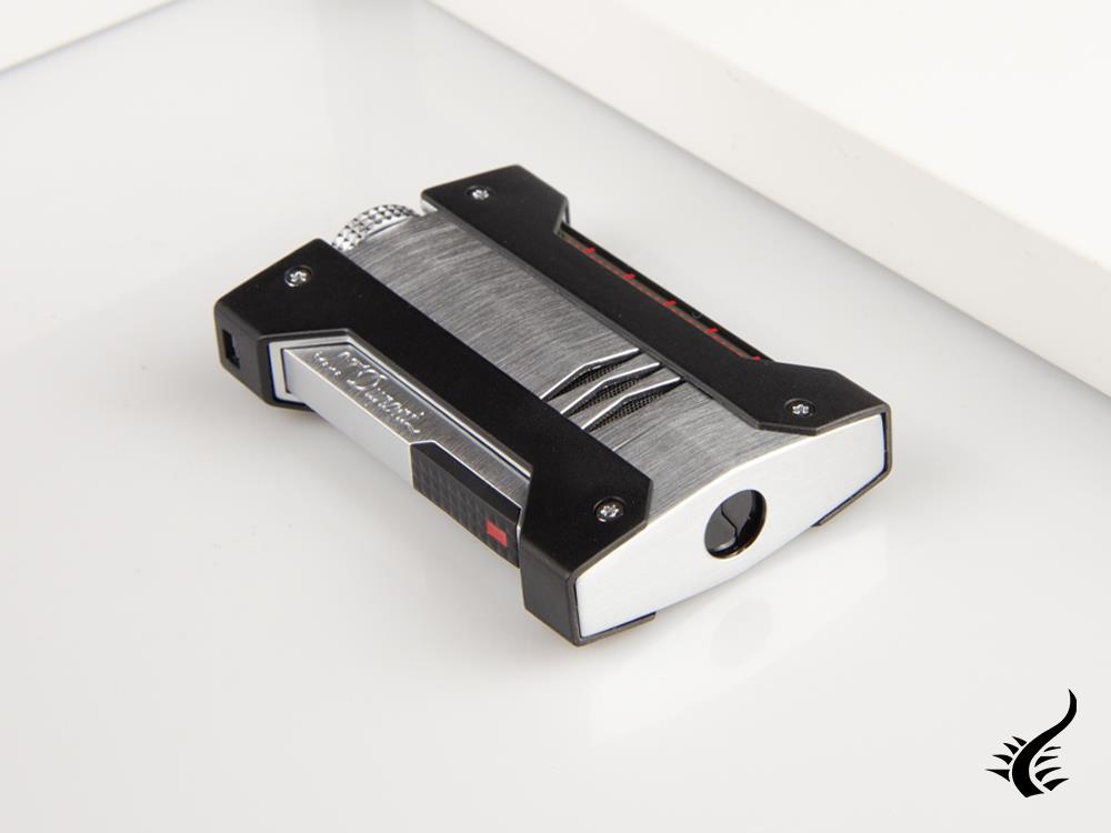 Briquet ST Dupont Defi Extreme, métal brossé, flamme torche, 21403