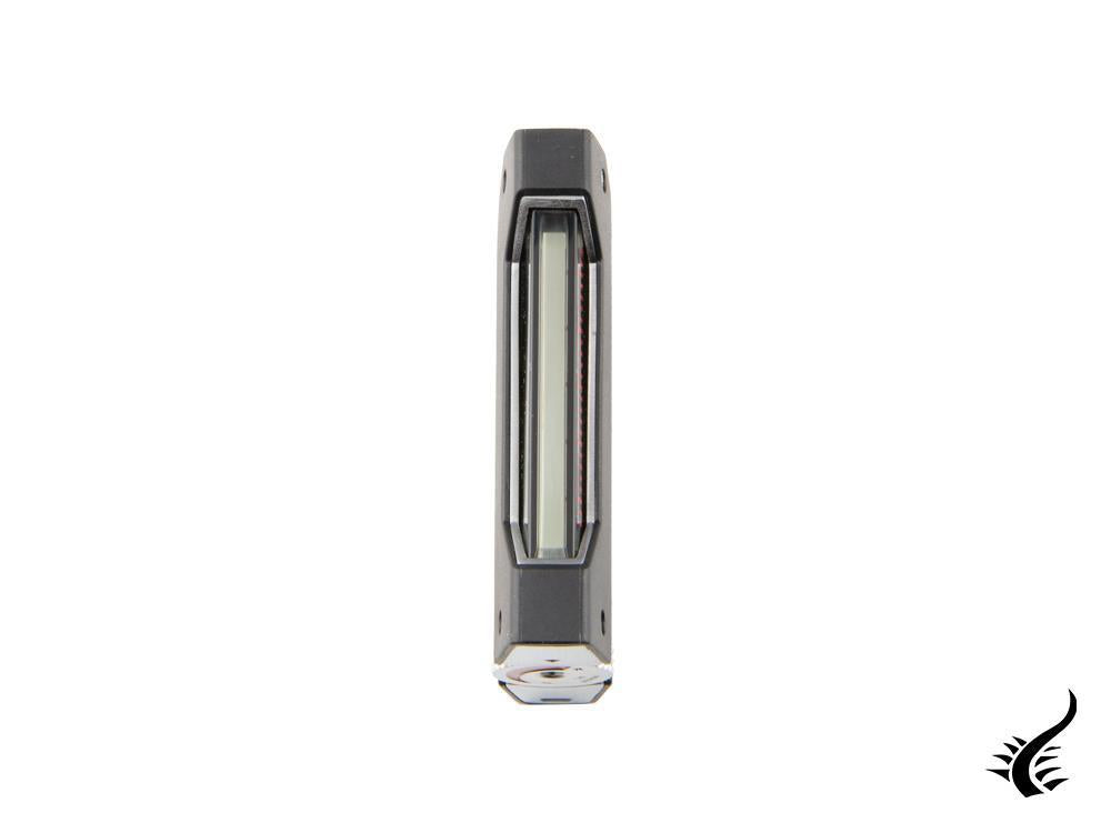 Briquet ST Dupont Defi Extreme, métal brossé, flamme torche, 21403