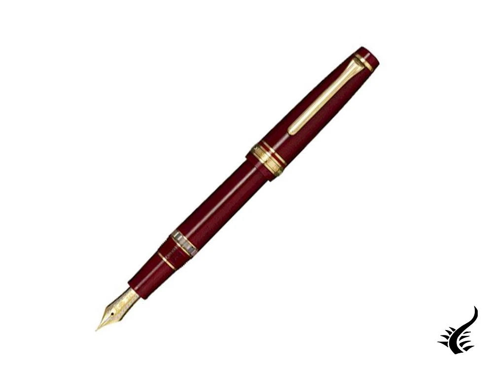 Sailor Professional Gear Realo Fountain Pen, Maroon, Gold, 11-3926-432