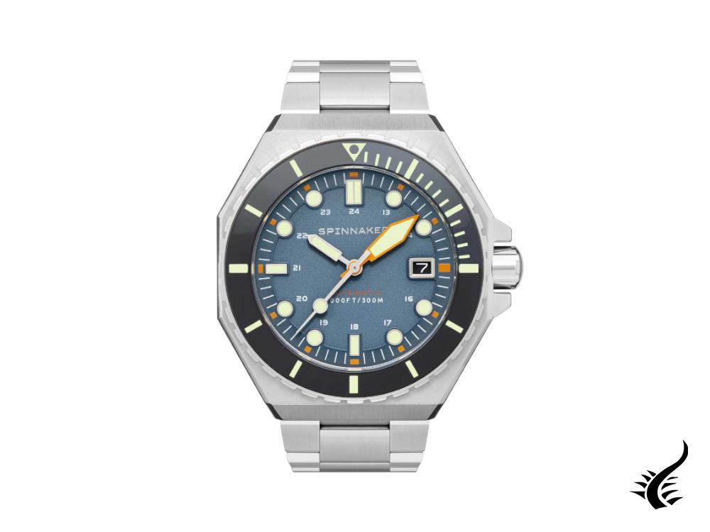 Spinnaker Dumas Blue Yonder Automatic Watch, Blue, 44 mm, 30 atm, SP-5081-DD