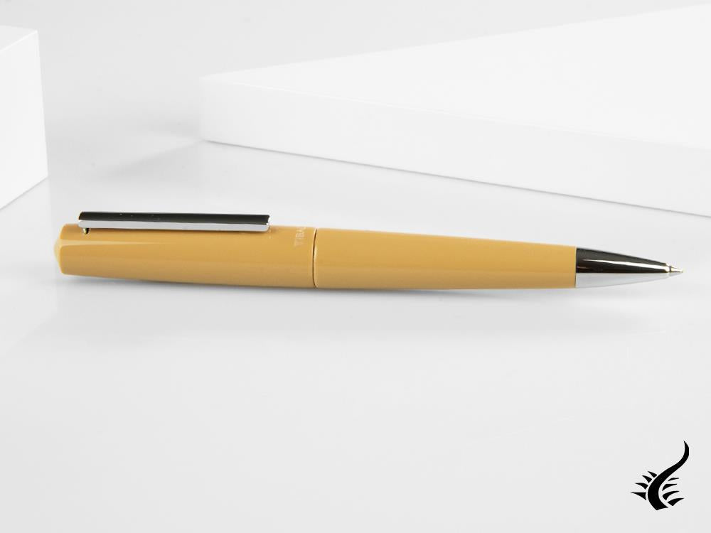 Stylo bille Tibaldi Infrangibile, Résine, Nude, Acier inoxydable, INFR-214-BP