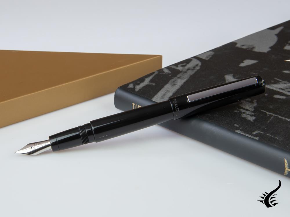 Tibaldi Infrangibile Rich Black Fountain Pen, Resin, INFR-237-FP