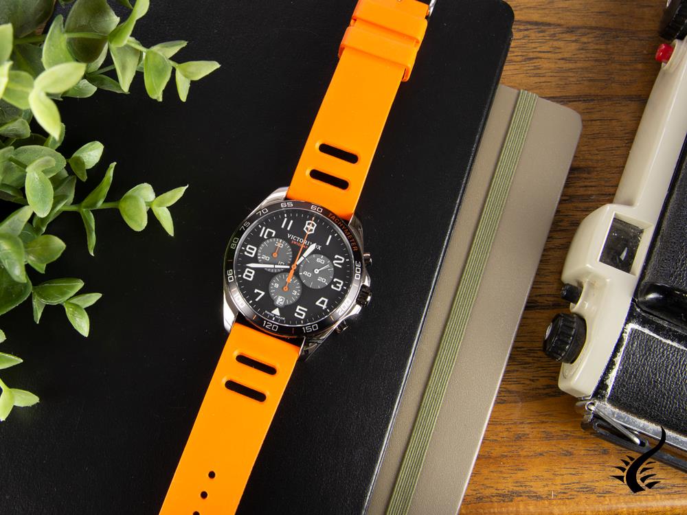 Victorinox Fieldforce Sport Chorno Quartz Watch, Black, 42 mm, V241893