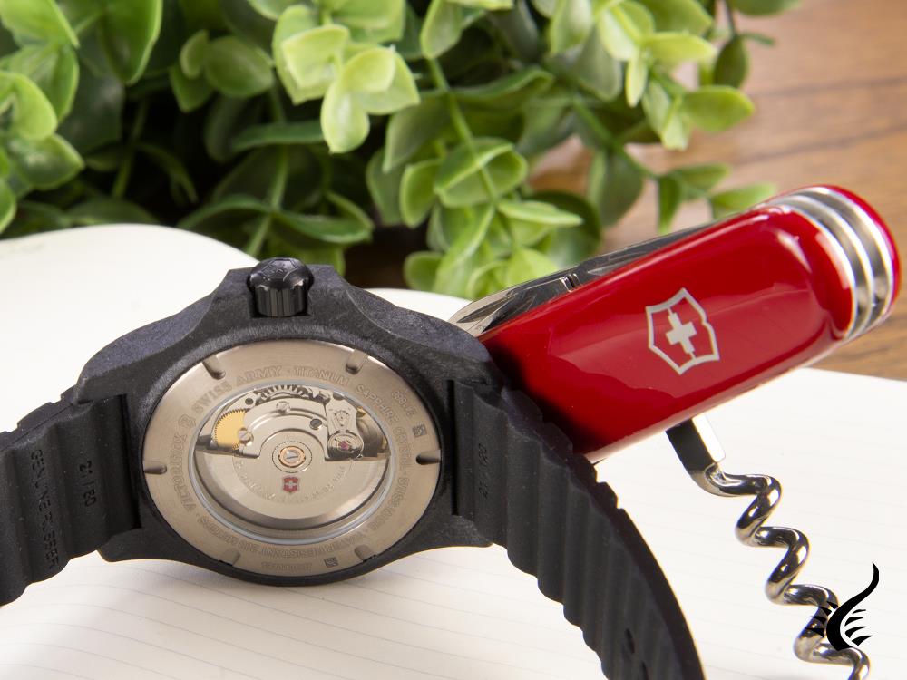Montre automatique Victorinox INOX Carbon, carbone, noir, 43 mm, jour, V241866