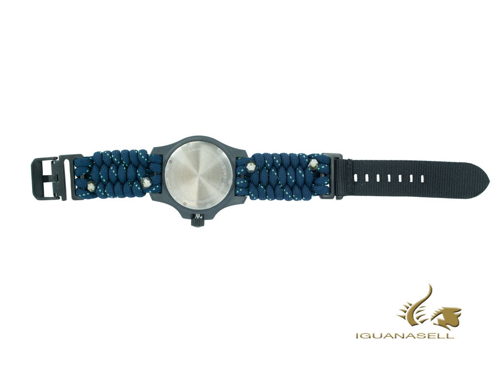 Montre à quartz Victorinox INOX Carbon, bleu, 43 mm, paracorde, V241860