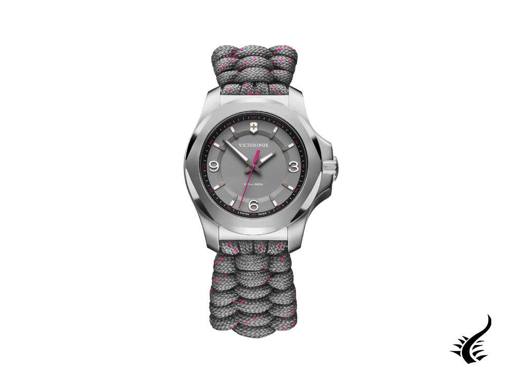 Victorinox I.N.O.X. Ladies Quartz Watch, Grey, 37mm, Paracord, V241920