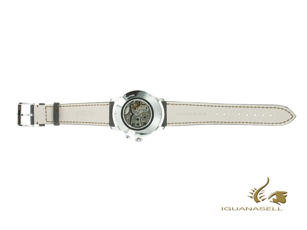 Montre manuelle Vulcain 50s Presidents Tradition, V-11, Chocolat, 110151A45.BAC131