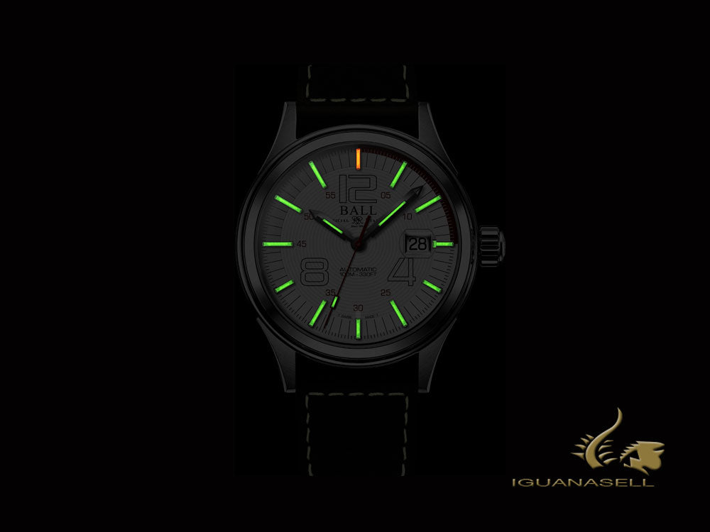 Ball Fireman Nightbreaker Automatic Watch, Ball RR1103, 40 mm, NM2188C-LBR11-SL1