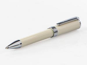 Ballpoint Pen Aurora TU -  White Resin Cap and Barrel - T31W