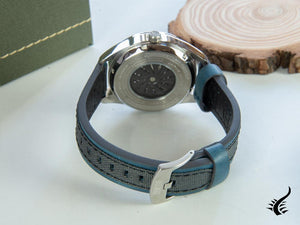 Montre automatique AVI-8 Hawker Harrier II Admiral en acier bleu, 44 mm, AV-4074-01