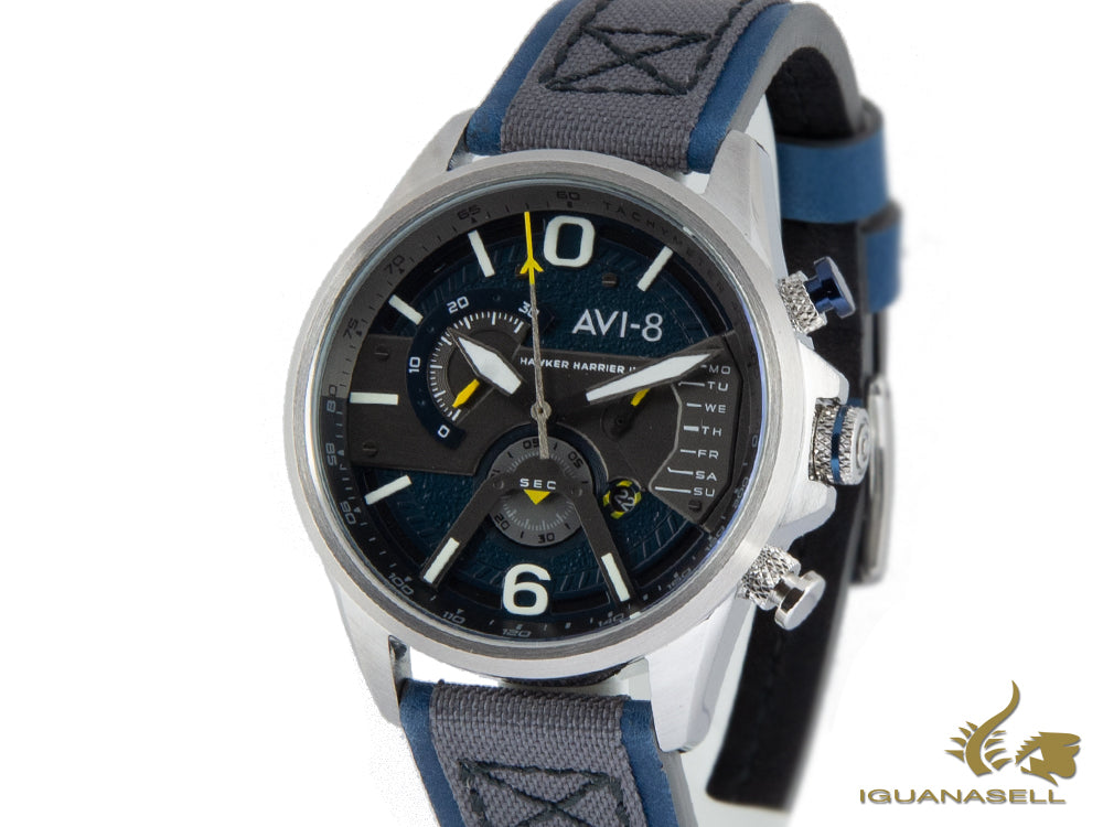 AVI-8 Hawker Harrier II Dual Retrograde Edition Quartz Watch, AV-4056-01